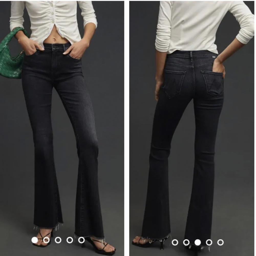 Mother Weekender Fray Jeans in Thunder Road Size 27